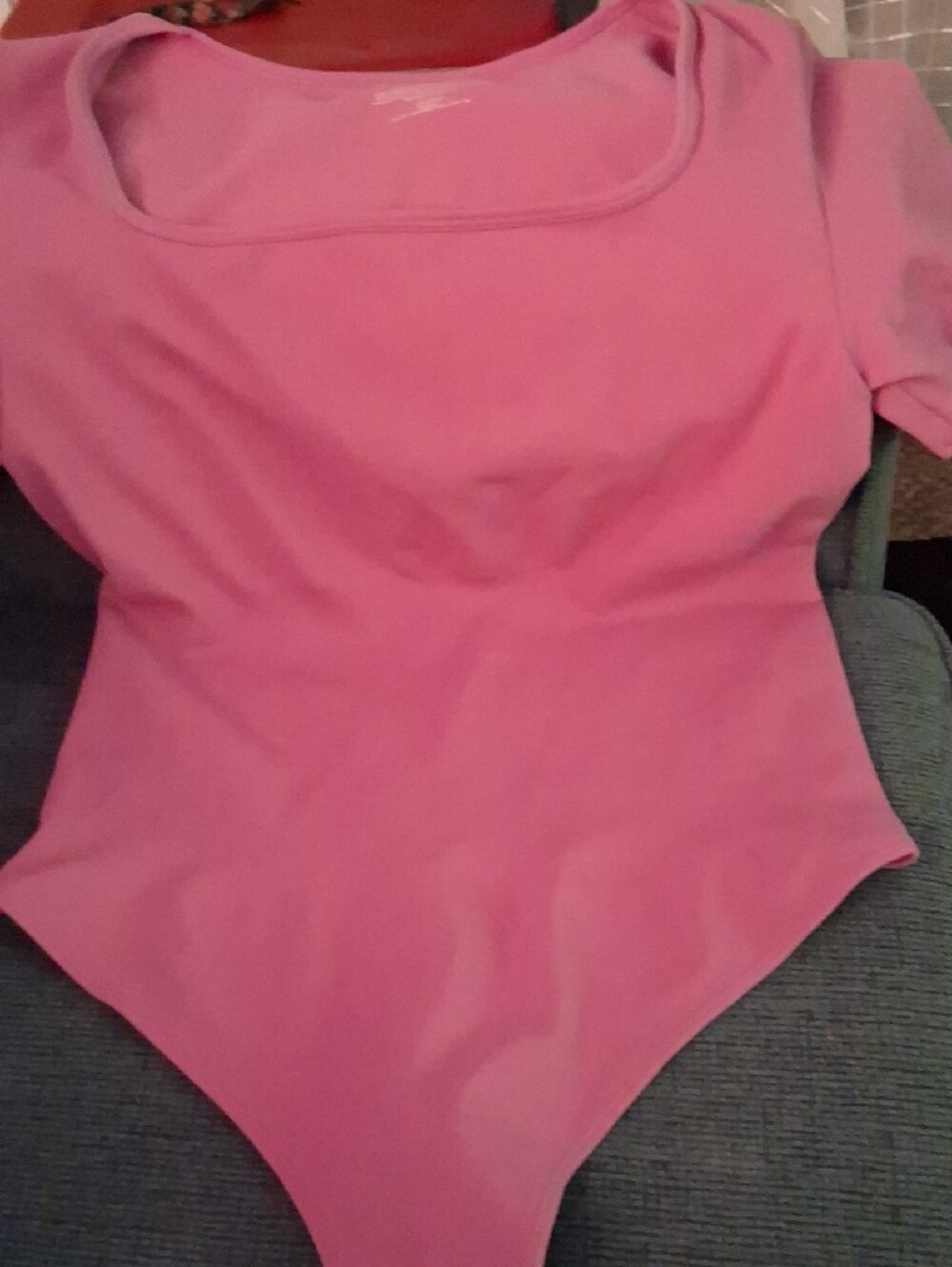 Joyspun square neck thong bodysuit